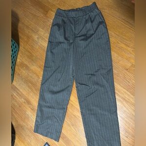 Women’s Gray Pinstripe Pants